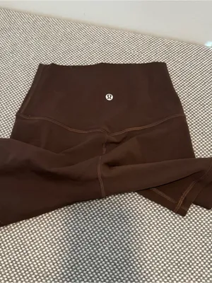 lululemon Align No Line™ High-Rise Short 6" Size 2 Colour Mahogany Muse thumbnail 6