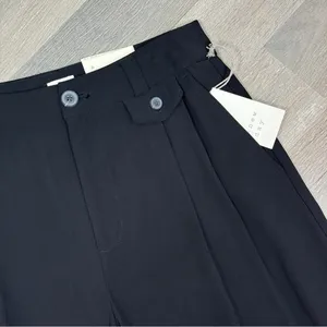 A New Day Pleat Front Wide Leg High Waist Trouser Pants Black Size‎ 4 thumbnail 4