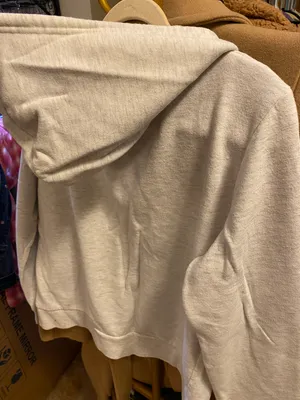 H&M Divided White Zip-up Sweatshirt thumbnail 3