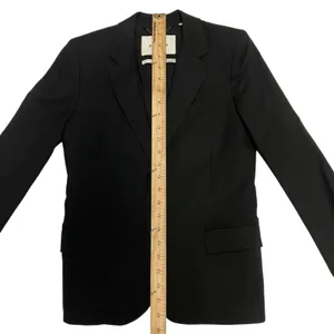 Artizia Babaton Women's Black Blazer Fine Italian Wool Blend Size 0 thumbnail 10