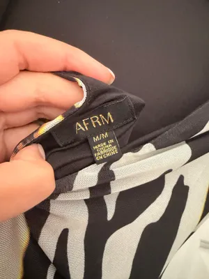 Shopbop AFRM zebra print dress thumbnail 4