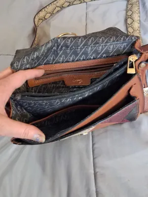 Sammy cross body purse w snakeskin pattern Brown thumbnail 2