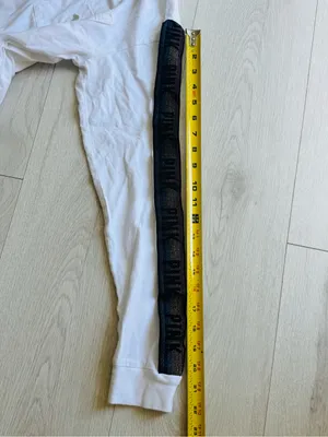PINK Victoria's Secret White Pocket Tee with Black/Rainbow Sleeve Stripe thumbnail 10