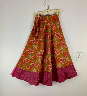 Reversible Maxi Wrap Skirt BINW712 Multiple thumbnail 1