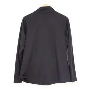 Avia Womens Black Quilted Quarter Zip Pullover Activewear Top Size L 12-14 thumbnail 4