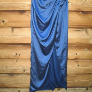 Mac Duggal 27014 PUFF SLEEVE PLEATED BODICE DRAPED GOWN 8 Runs Small thumbnail 12