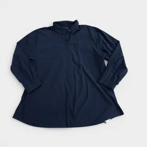 Nike 24.7 Dri-FIT Women's Oversized Button Down Woven Shirt Black NWT Size Large thumbnail 8