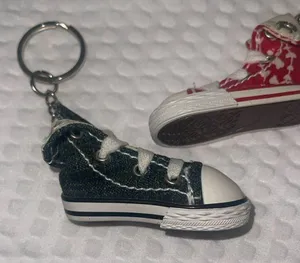 Converse Red and Black Sneaker Keychains thumbnail 2