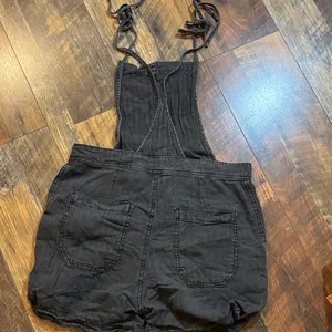 Natural Sights Linen Shortall by Free People. Xs size thumbnail 4