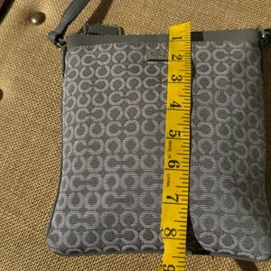 Coach Madison Op Art Swingpack Crossbody Gray Signature 52284E thumbnail 5