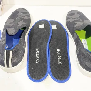 ROTHY'S 'The Sneaker' Size 10.5 Black‎ & Gray Camo Knit Slip On Flats thumbnail 5