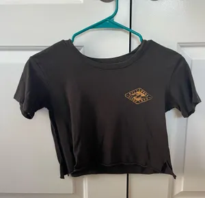Billabong Dark Grey Cropped T Shirt thumbnail 1