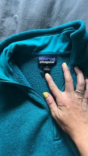 Patagonia Teal Better Sweater Quarter-Zip thumbnail 4