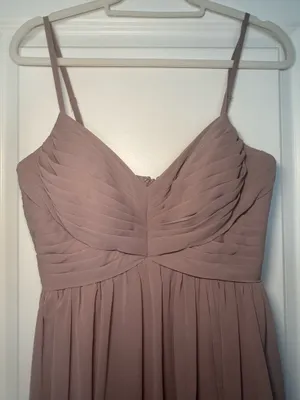 Azazie Bridesmaid Dress Chiffon Dusk thumbnail 5