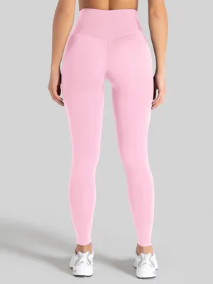 Pink High-Rise Sculpting Leggings thumbnail 3