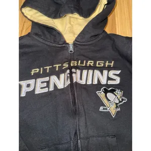 Pittsburgh Penguins Boys Sz 8 Full‎ Zip Up Hoodie Sweatshirt Lot Cotton EUC thumbnail 6