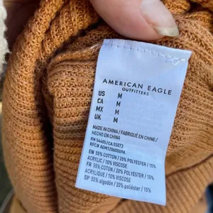 AMERICAN EAGLE TAN VARSITY SWEATER thumbnail 3