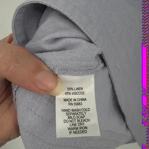 For Cynthia Linen Blend Shift Dress Sz S Lagenlook Minimal Scandi Neutral Artsy thumbnail 8