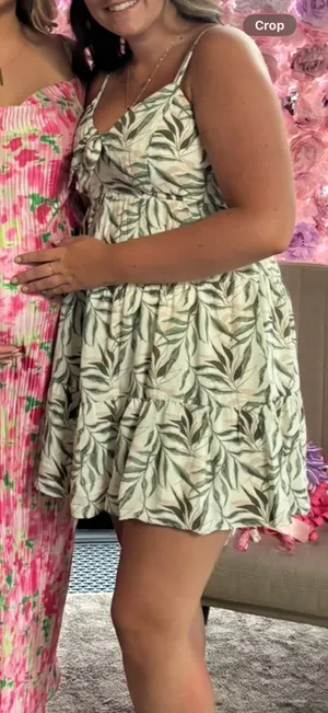 Green summer dress Size M thumbnail 1