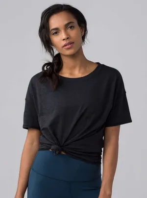 Lululemon Lightest Oversized Tee in Black thumbnail 1