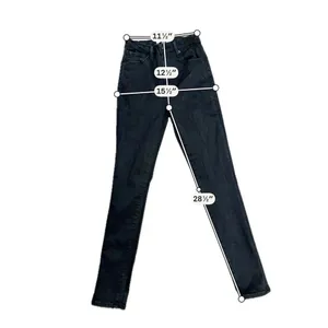 Abercrombie & Fitch the super high rise skinny jean black 26/2 thumbnail 3