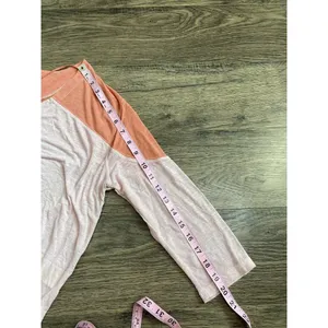 Womens We The Free Burnout V Neck 3/4 Sleeve‎ T-shirt Oversized Size XS thumbnail 8