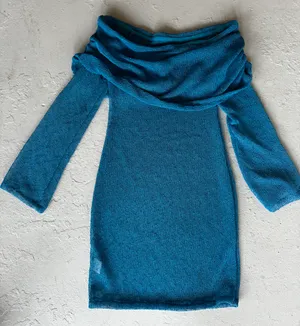 Blue Swim Cover Up thumbnail 3