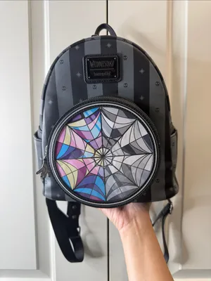 Loungefly Wednesday Nevermore Backpack thumbnail 3