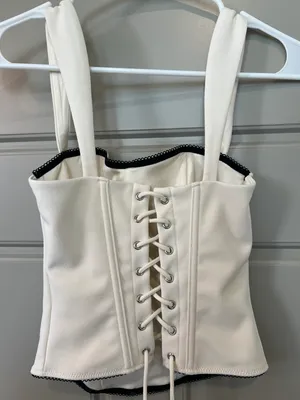 White Fox Shout Out Bustier Top thumbnail 3