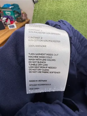 Figs Zamora Jogger Scrub Pant Navy Blue Drawstring Medical Women's S thumbnail 4