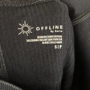 NWT OFFLINE By Aerie Seamless Cable High Waisted Legging 7/8 Size Small thumbnail 4