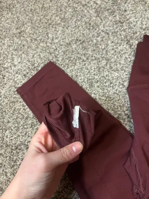 Red Seamless Gymshark Leggings thumbnail 3