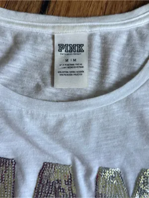 Victorias Secret PINK Sequin MIAMI Tee thumbnail 2