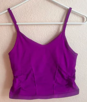 Free people movement Good Karma Heather Ruched Crop Tank thumbnail 1