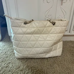 Cream / Ivory Large Purse Tan thumbnail 4