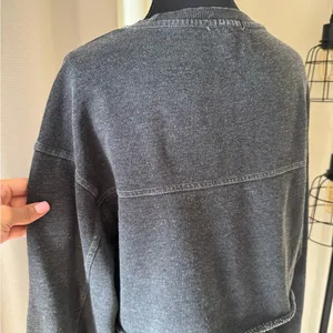 Garage LA Cropped Sweatshirt Charcoal Pink Graphic California XS thumbnail 7