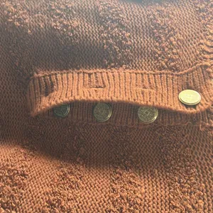 FINAL MARKDOWN Evian Rich Brown Knit Sweater medium thumbnail 4