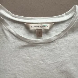 White Banana Republic Sleeveless Shirt thumbnail 3