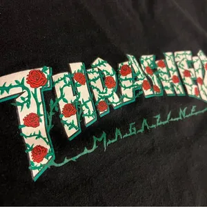 Thrasher Authentic Vintage graphic Tshirt, black, sz XS thumbnail 5