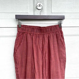 Sundry Evereve Womens Pants Stripe Summer Lounge Trousers Cotton Pockets Small thumbnail 4