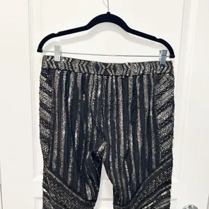 Calypso St. Barth Sequin Embellished Silk Jogger Pants thumbnail 5