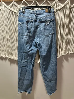 American Eagle Outfitters Light Blue Distressed Boyfriend Jeans thumbnail 5