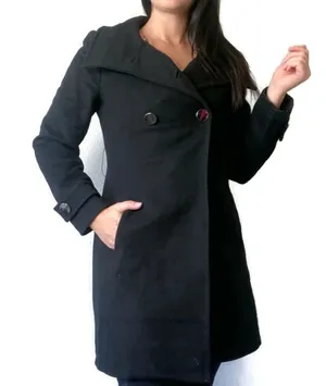Aritzia Babaton Cashmere Wool Longline Coat Size Small thumbnail 1