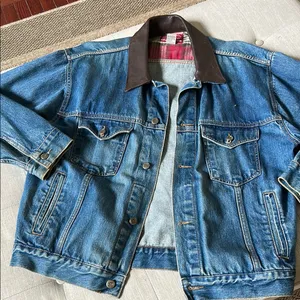 RARE Vintage 90s Marlboro Trucker Jean Jacket thumbnail 1