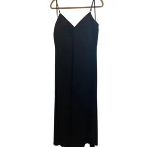 Worthington Black Empire Waist Evening Gown Satin Trim Formal Dress Womens 14 thumbnail 2