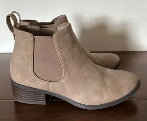 Taupe Ankle Boots Tan Size 7 thumbnail 5