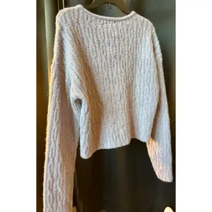 Breathe‎ Lavender Alpaca Blend Cable Knit Cardigan Sweater Purple Made in Korea thumbnail 5
