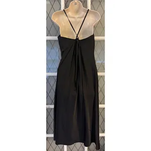 Forever 21 Black Cowl Neck Slip Dress Y2K Party Vibes – Womens Size 0X thumbnail 3