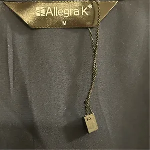 Allegra K Women's Star Print A-Line Short Dress Blue Gold‎ Stars Size M thumbnail 6