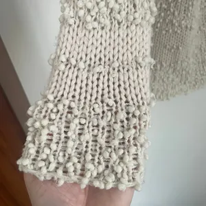 Billabong Designers Closet Womens Small Cozy Cardigan Nobby Cream Sweater thumbnail 4